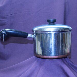 Revere Ware 1801 Copper Bottom 3 Quart Saucepan With Lid - Clinton, ILL